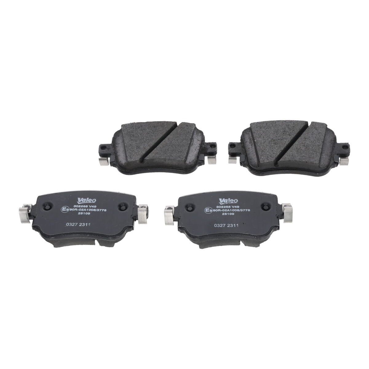 Комплект тормозных колодок, дисковый тормоз - 302265 VALEO